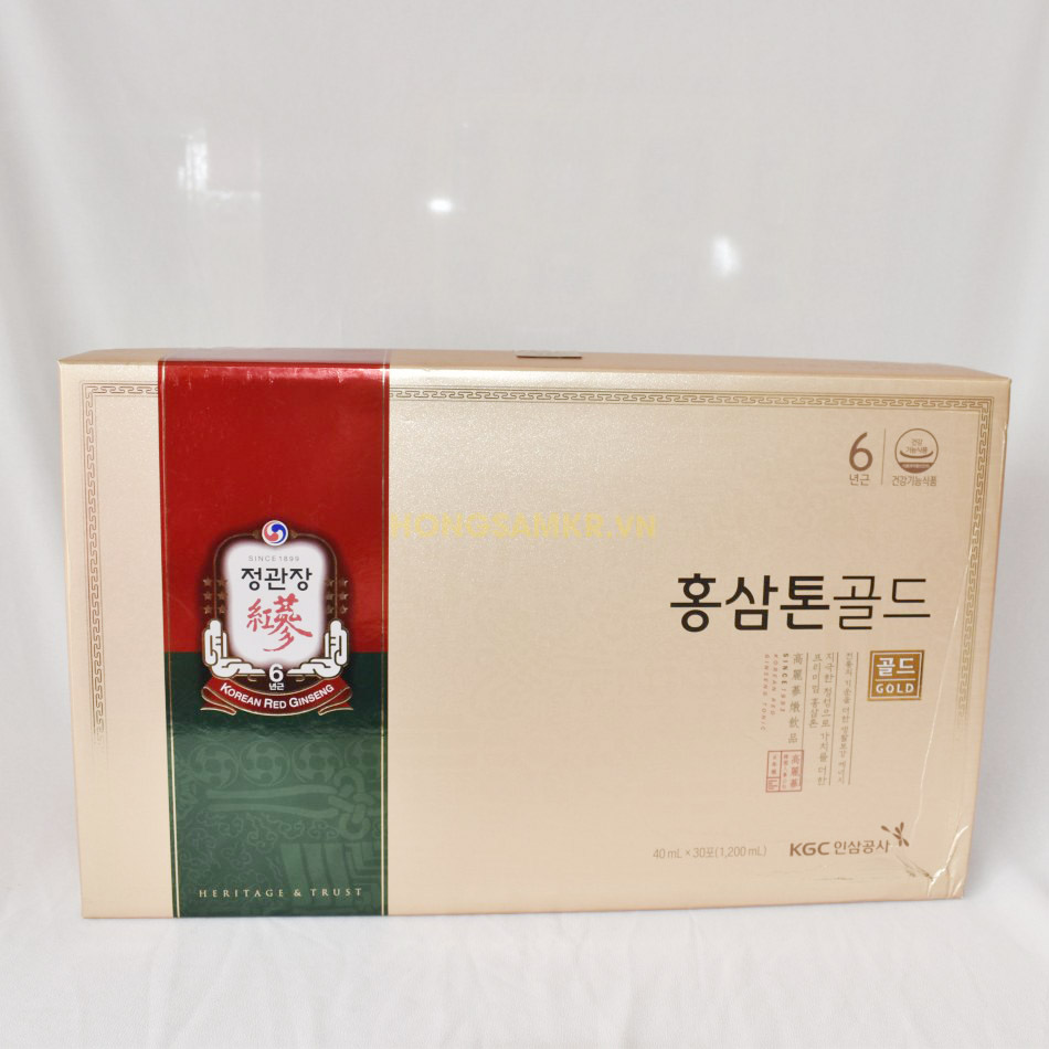 Nước Hồng Sâm Tonic Gold Cheong Kwan Jang Hàn Quốc 40ml x 30 Gói