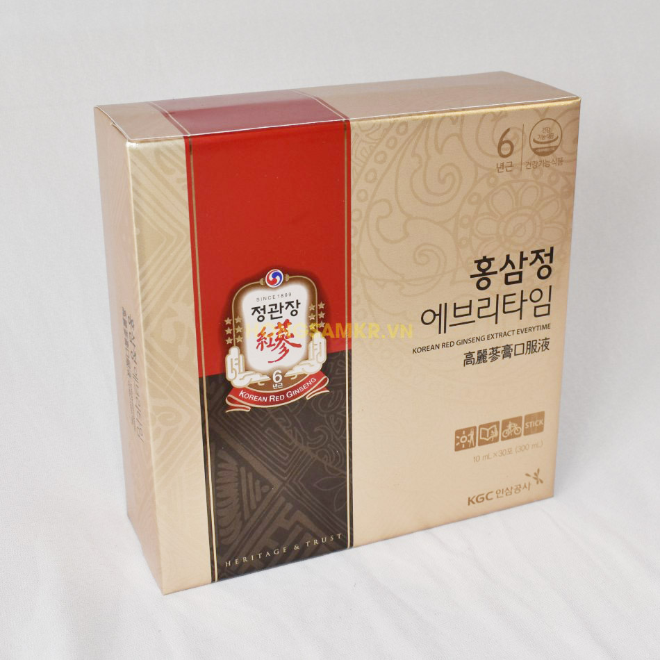 Nước hồng sâm Cheong Kwan Jang Hàn Quốc Everytime 10ml x 30 gói